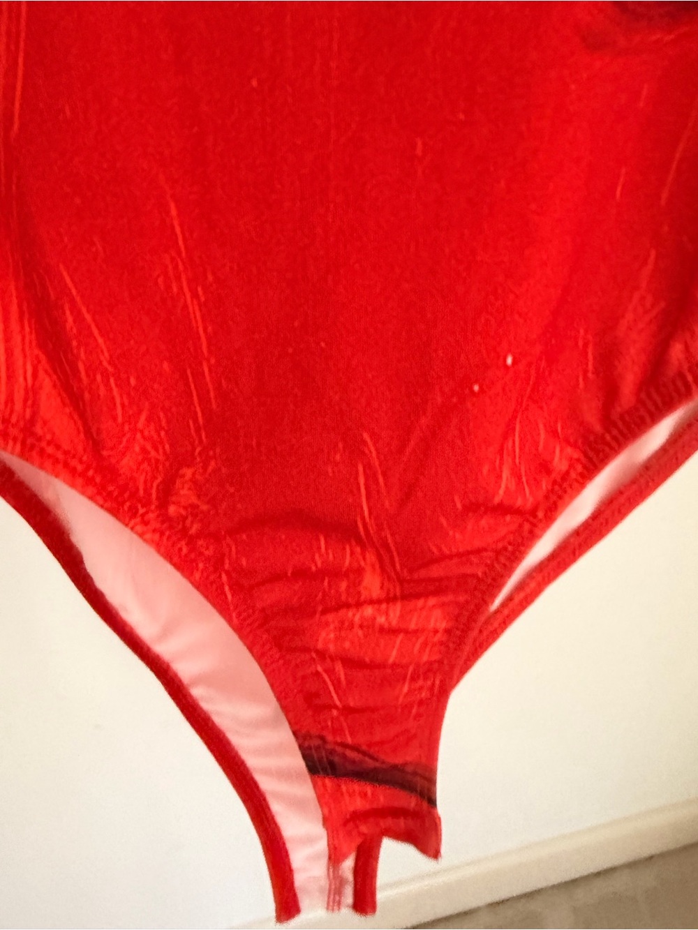 Zara Multi-Red Pink Abstract Print Bodysuit - Picture 9 of 12
